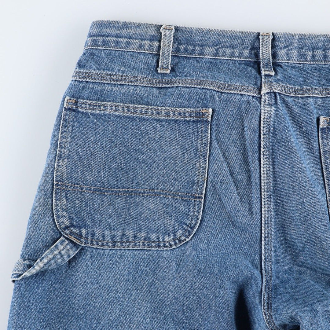 Dickies denim painter pants for men, equivalent to w36 unclear blue type Vintage Second Hand