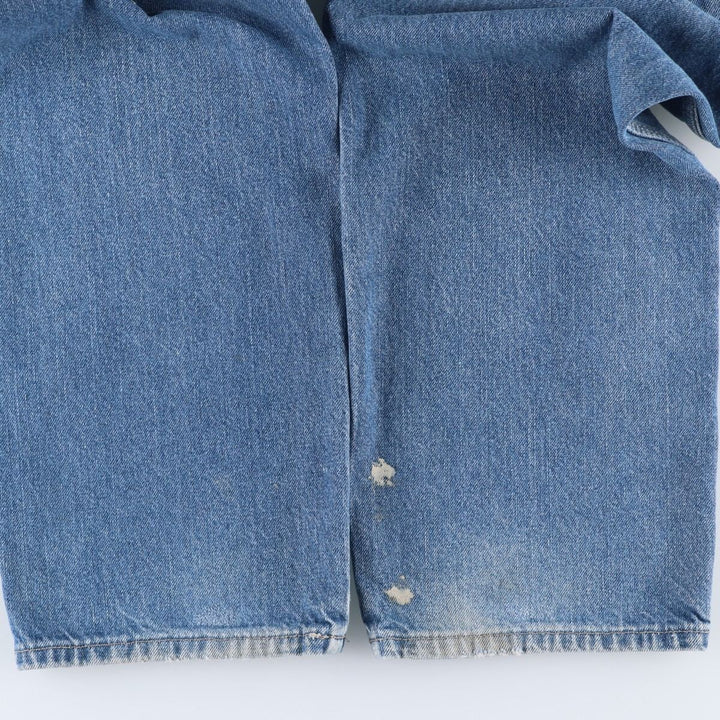 Dickies denim painter pants for men, equivalent to w36 unclear blue type Vintage Second Hand
