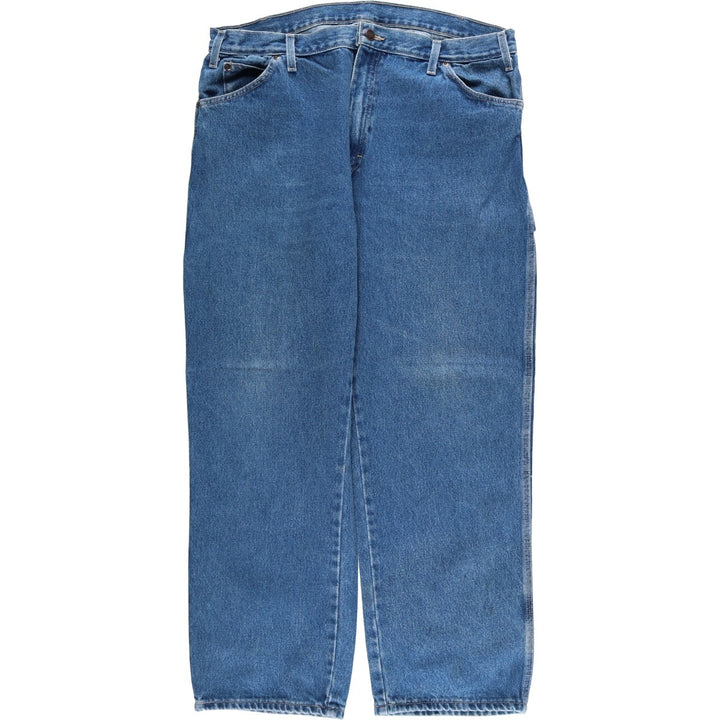 Dickies Relaxed Fit Denim Painter Pants Men's W37 cotton blue type Vintage Second Hand