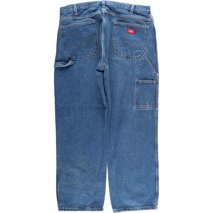 Dickies Relaxed Fit Denim Painter Pants Men's W37 cotton blue type Vintage Second Hand