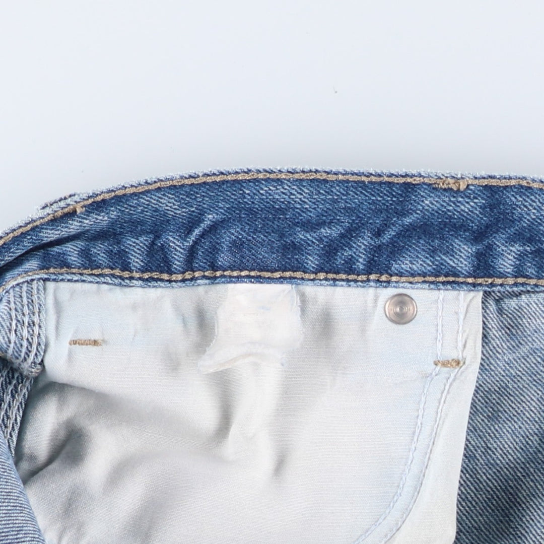 Dickies denim painter pants for men, equivalent to W39 unclear blue type Vintage Second Hand