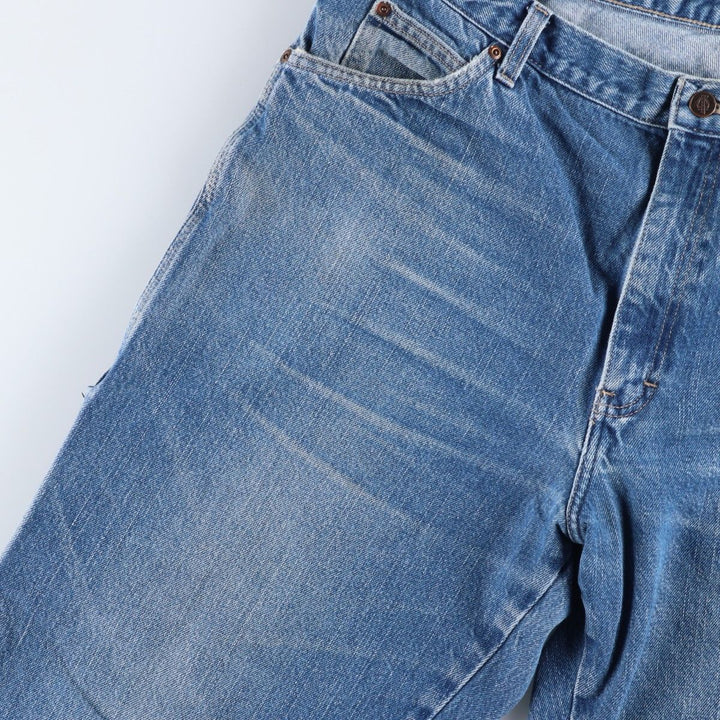 Dickies denim painter pants for men, equivalent to W39 unclear blue type Vintage Second Hand