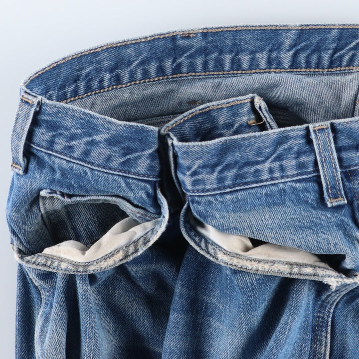 Dickies denim painter pants for men, equivalent to W39 unclear blue type Vintage Second Hand