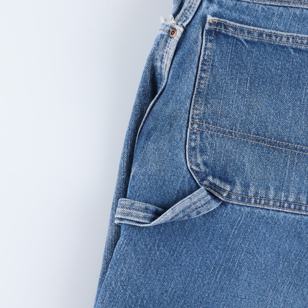 Dickies denim painter pants for men, equivalent to W39 unclear blue type Vintage Second Hand