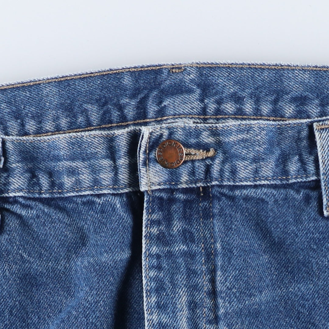 Dickies denim painter pants for men, equivalent to W37 cotton blue type Vintage Second Hand