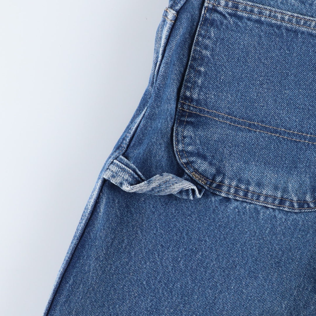 Dickies denim painter pants for men, equivalent to W37 cotton blue type Vintage Second Hand