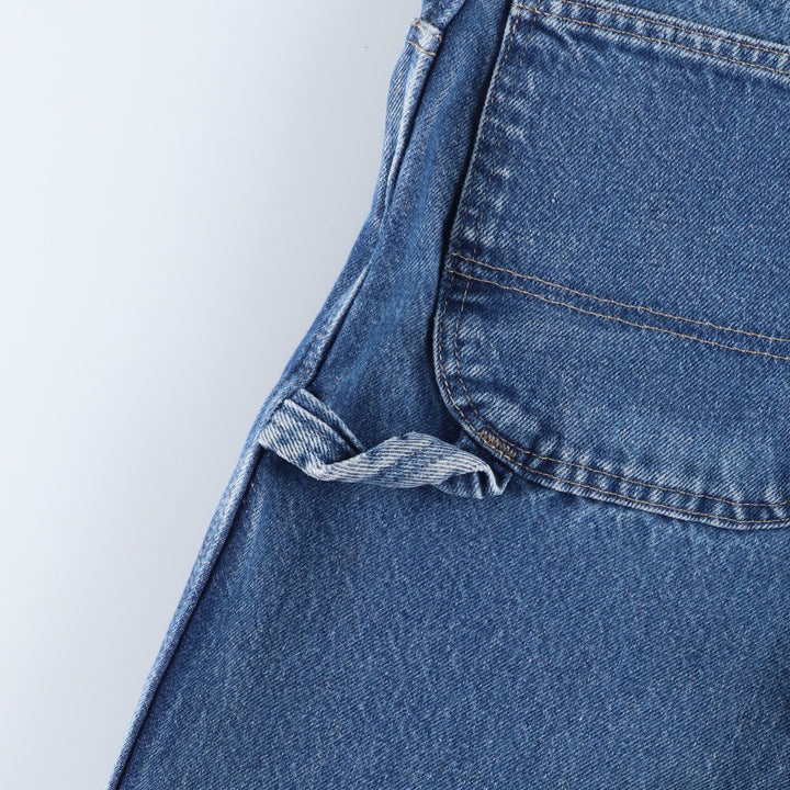 Dickies denim painter pants for men, equivalent to W37 cotton blue type Vintage Second Hand