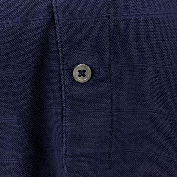 Ralph Lauren POLO GOLF Short Sleeve Polo Shirt Men's XL Pima Cotton navy blue type Vintage Second Hand