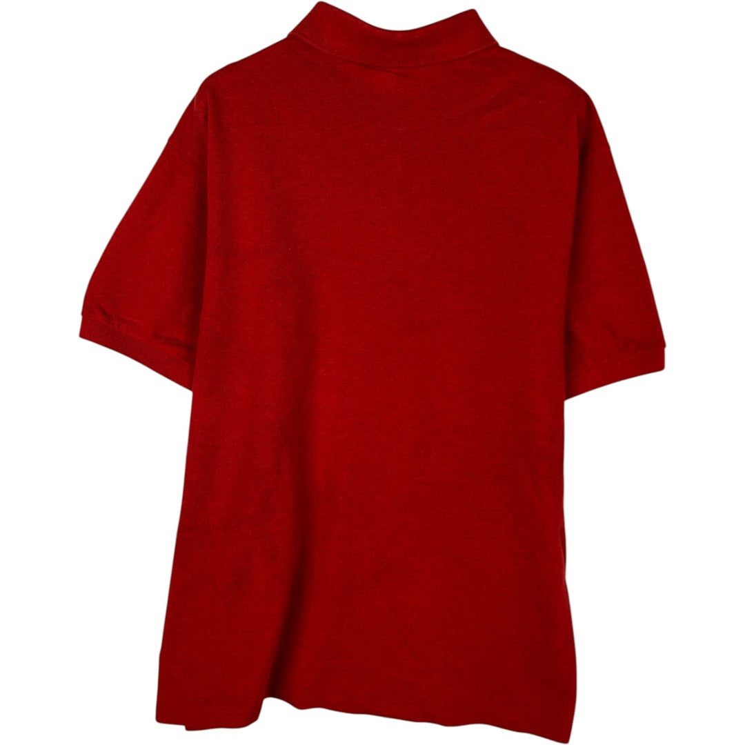 Lacoste Classic Fit short sleeve polo shirt size 5, men's size L cotton red type Vintage Second Hand