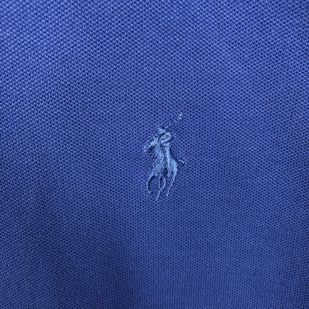 Ralph Lauren POLO GOLF Polo Golf short sleeve polo shirt for men size L Pima Cotton Blue type light blue Vintage Second Hand