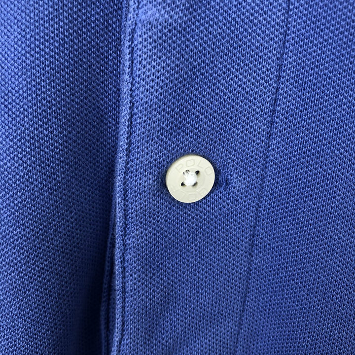 Ralph Lauren POLO GOLF Polo Golf short sleeve polo shirt for men size L Pima Cotton Blue type light blue Vintage Second Hand