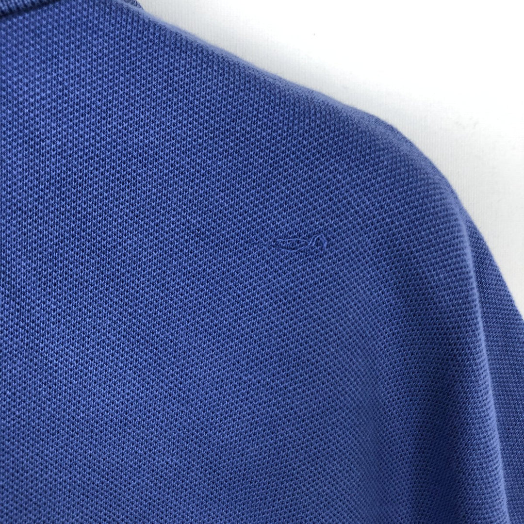 Ralph Lauren POLO GOLF Polo Golf short sleeve polo shirt for men size L Pima Cotton Blue type light blue Vintage Second Hand