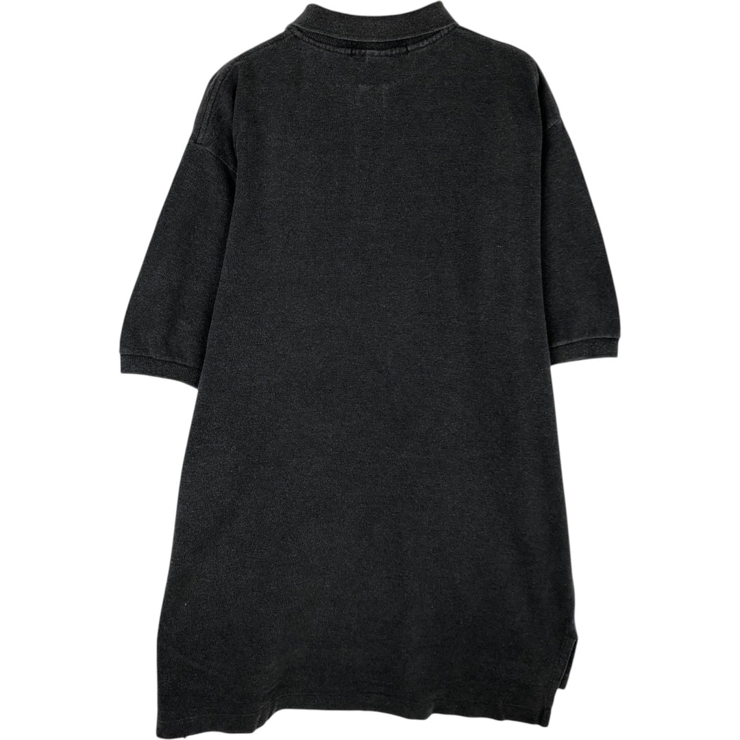 Ralph Lauren POLO by Ralph Lauren short sleeve polo shirt, men's size L cotton Charcoal Vintage Second Hand