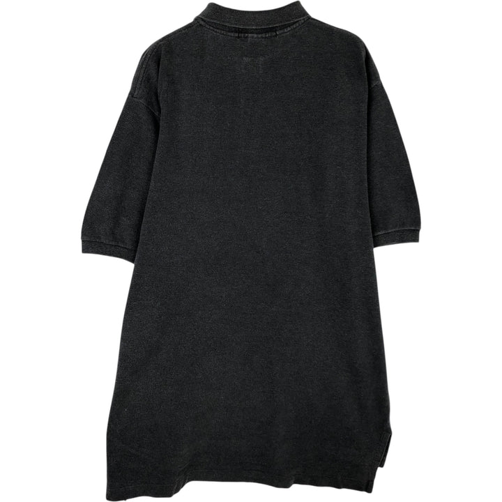 Ralph Lauren POLO by Ralph Lauren short sleeve polo shirt, men's size L cotton Charcoal Vintage Second Hand