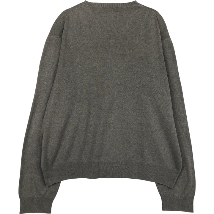 Ralph Lauren POLO by Ralph Lauren Cotton Knit Sweater Men's XXL Pima Cotton gray type Vintage Second Hand