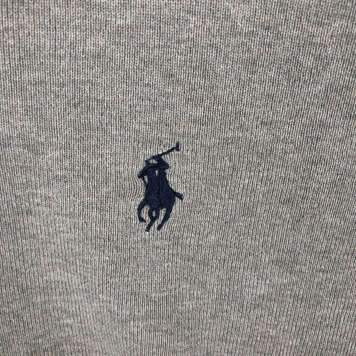 Ralph Lauren POLO by Ralph Lauren Cotton Knit Sweater Men's XXL Pima Cotton gray type Vintage Second Hand