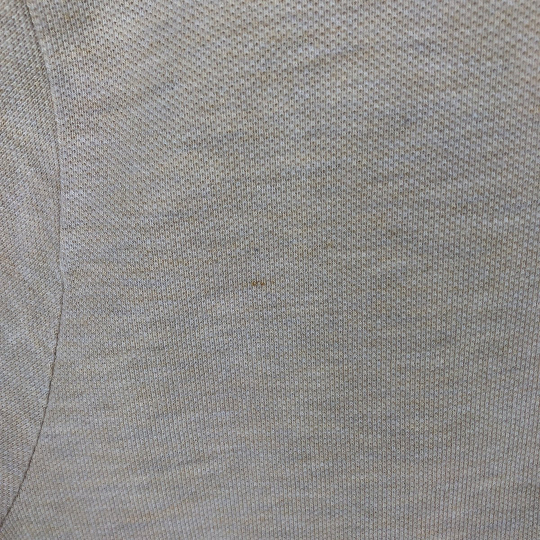 Ralph Lauren POLO by Ralph Lauren long sleeve polo shirt, men's size L cotton ivory Vintage Second Hand