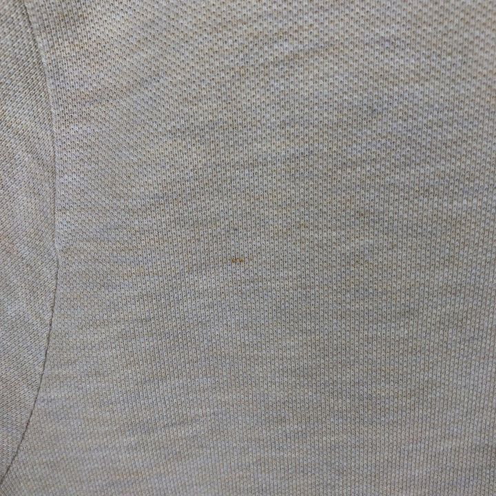 Ralph Lauren POLO by Ralph Lauren long sleeve polo shirt, men's size L cotton ivory Vintage Second Hand