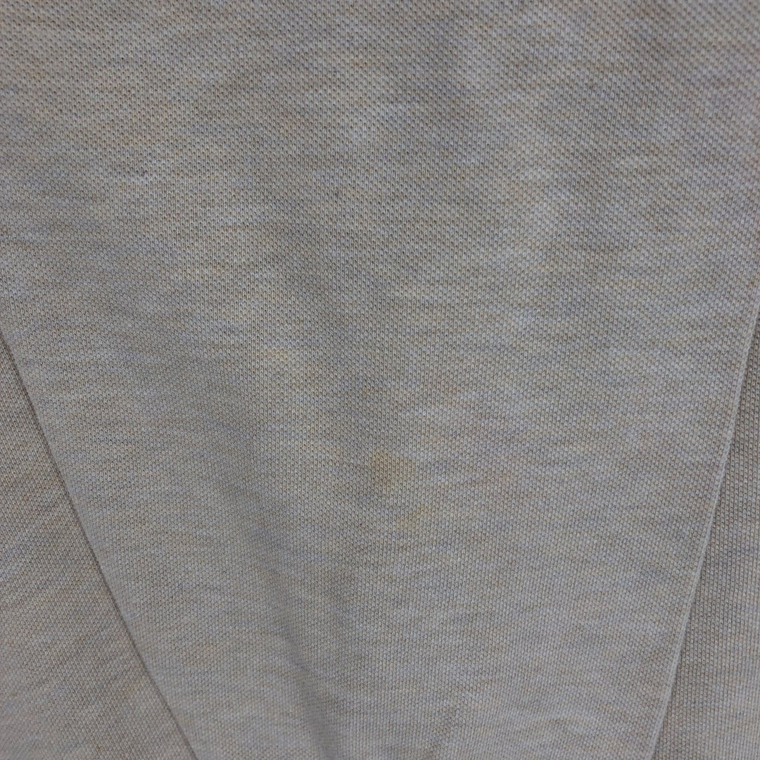 Ralph Lauren POLO by Ralph Lauren long sleeve polo shirt, men's size L cotton ivory Vintage Second Hand