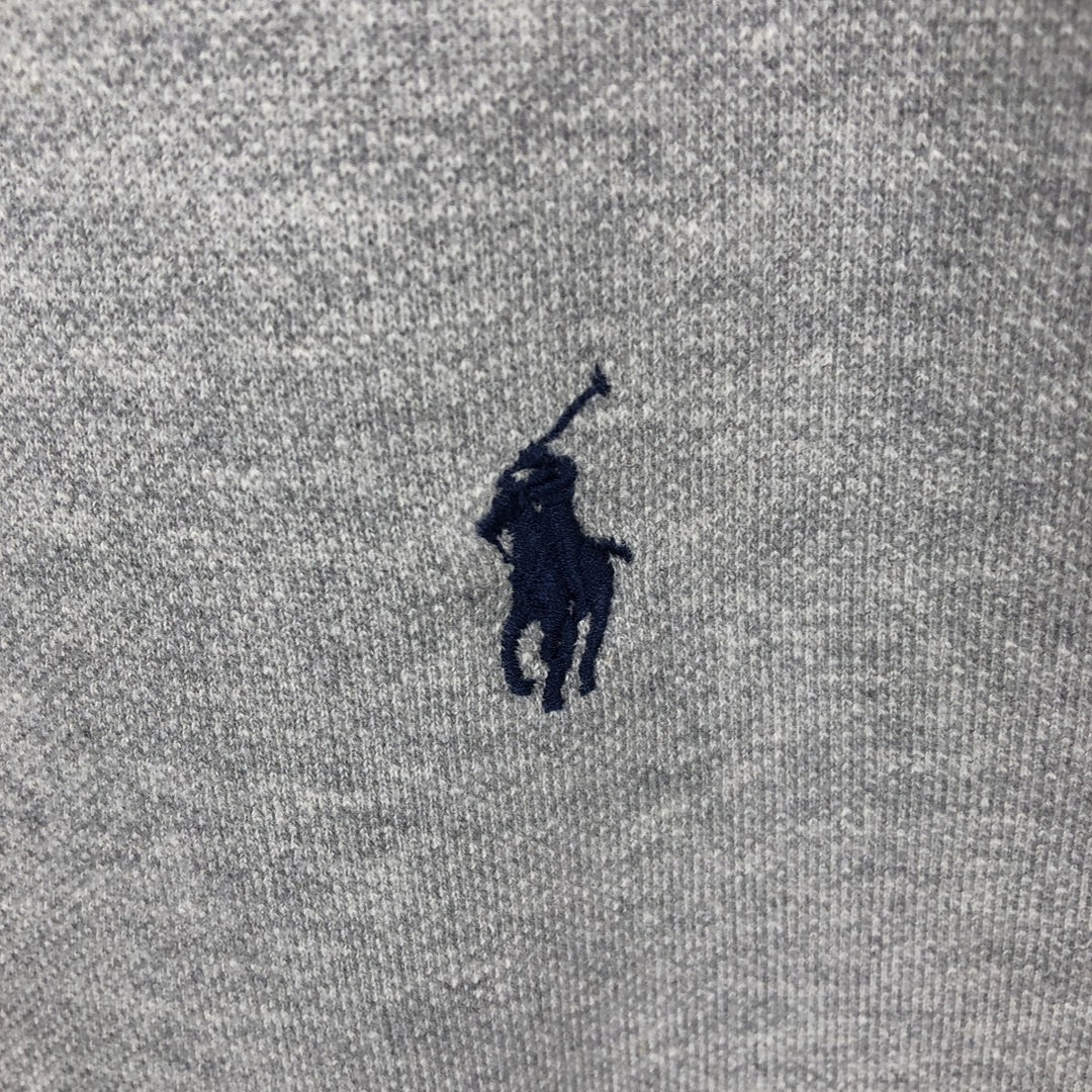 Ralph Lauren POLO by Ralph Lauren long sleeve polo shirt, men's XL size cotton gray type Vintage Second Hand