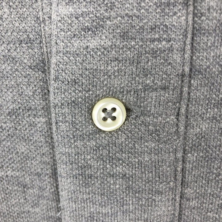 Ralph Lauren POLO by Ralph Lauren long sleeve polo shirt, men's XL size cotton gray type Vintage Second Hand