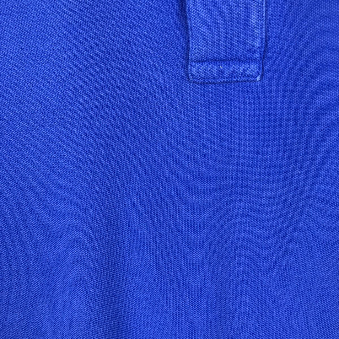 Ralph Lauren POLO by Ralph Lauren long sleeve polo shirt, men's XL size cotton blue type Vintage Second Hand