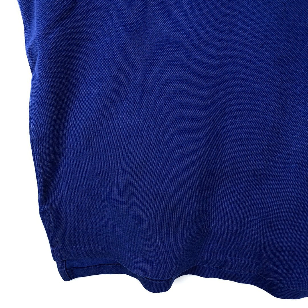 Ralph Lauren POLO by Ralph Lauren long sleeve polo shirt, men's XL size cotton blue type Vintage Second Hand