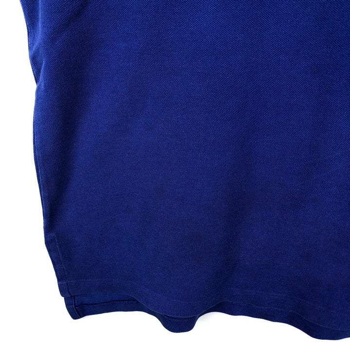 Ralph Lauren POLO by Ralph Lauren long sleeve polo shirt, men's XL size cotton blue type Vintage Second Hand