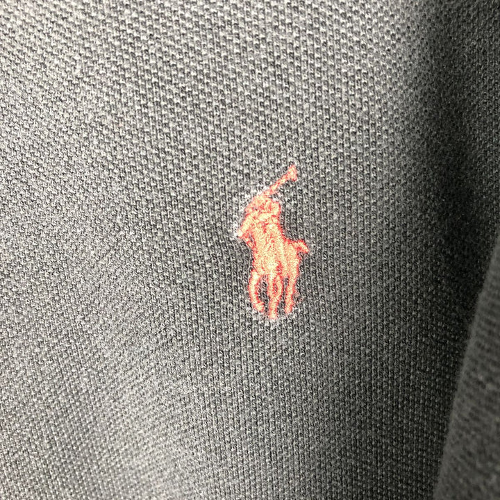 Vintage 90'S Ralph Lauren POLO by Ralph Lauren long-sleeved polo shirt, Made in USA, Men's Size L cotton black type Vintage Second Hand