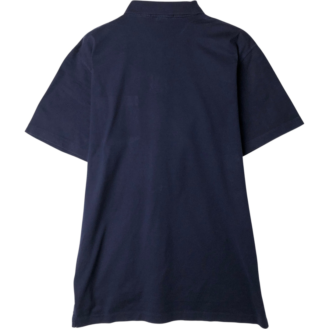 Ralph Lauren POLO by Ralph Lauren short sleeve polo shirt, men's size M cotton navy blue type Vintage Second Hand