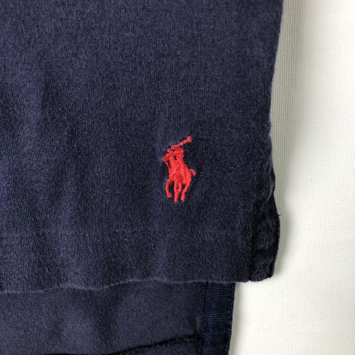 Ralph Lauren POLO by Ralph Lauren short sleeve polo shirt, men's size M cotton navy blue type Vintage Second Hand