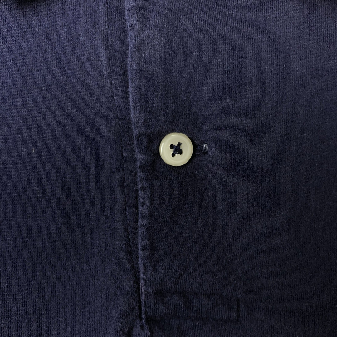 Ralph Lauren POLO by Ralph Lauren short sleeve polo shirt, men's size M cotton navy blue type Vintage Second Hand