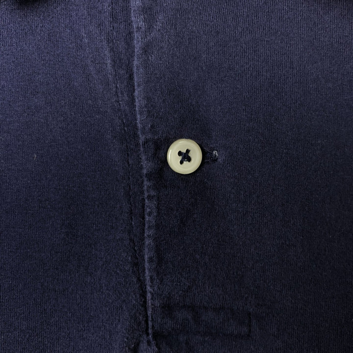 Ralph Lauren POLO by Ralph Lauren short sleeve polo shirt, men's size M cotton navy blue type Vintage Second Hand