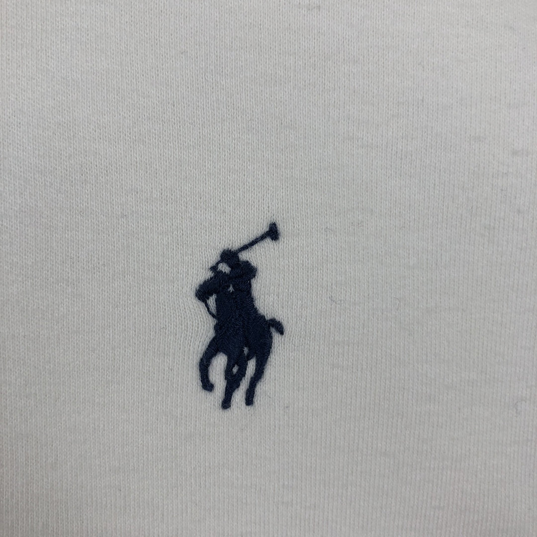 Ralph Lauren POLO by Ralph Lauren CUSTOM FIT short sleeve polo shirt, men's size L cotton white type Vintage Second Hand