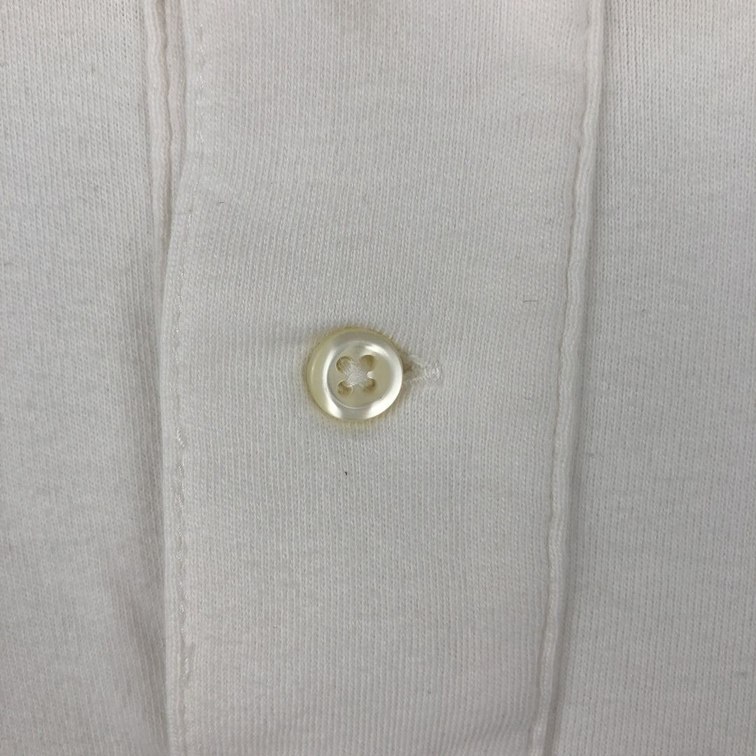 Ralph Lauren POLO by Ralph Lauren CUSTOM FIT short sleeve polo shirt, men's size L cotton white type Vintage Second Hand