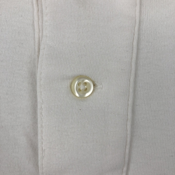 Ralph Lauren POLO by Ralph Lauren CUSTOM FIT short sleeve polo shirt, men's size L cotton white type Vintage Second Hand
