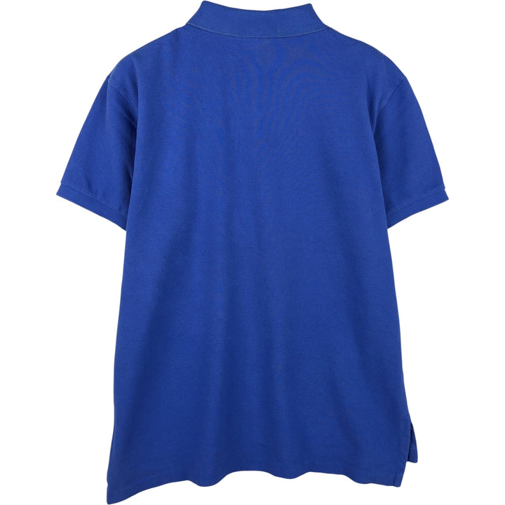 Ralph Lauren POLO by Ralph Lauren CUSTOM FIT short sleeve polo shirt, men's size L cotton Purple type blue-purple Vintage Second Hand