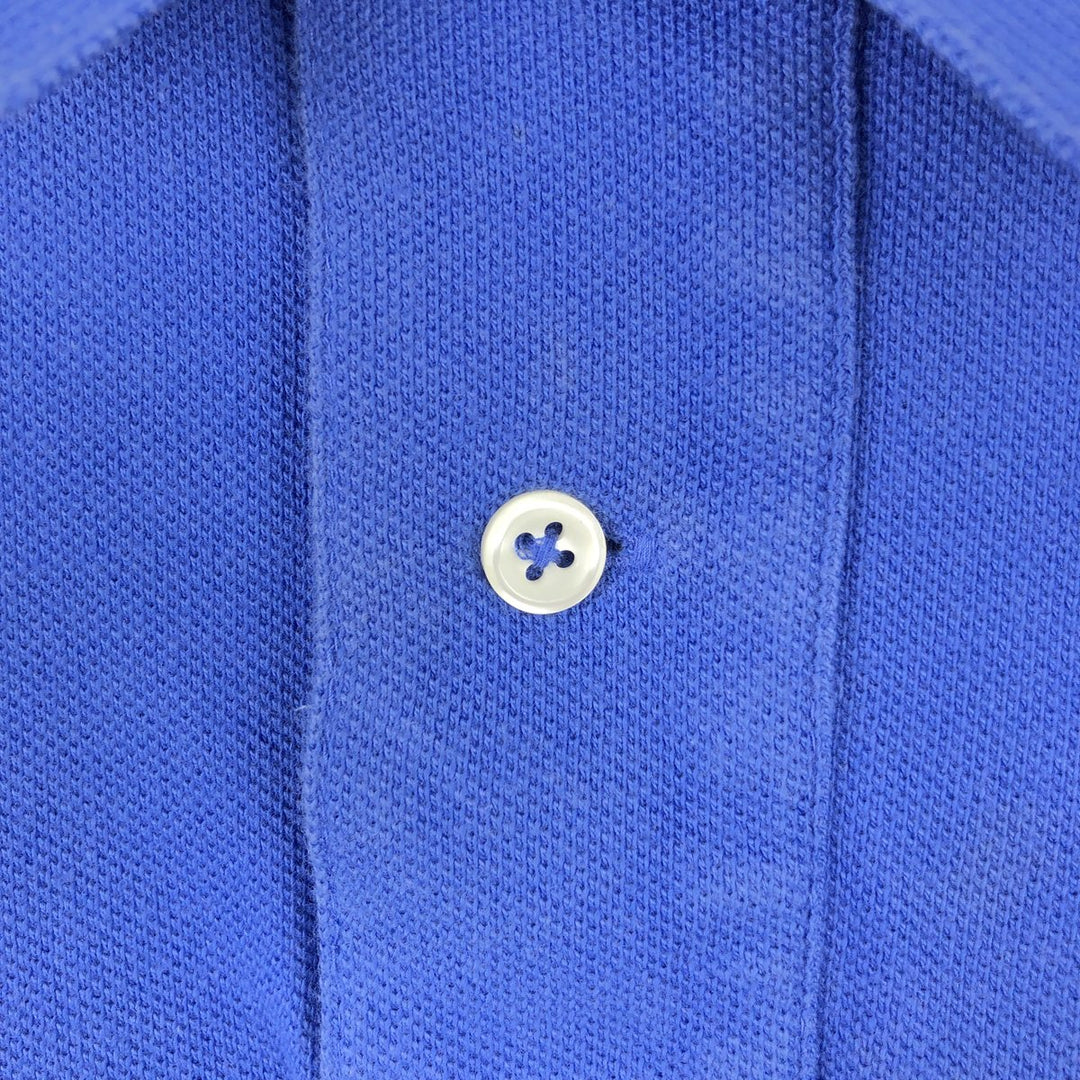 Ralph Lauren POLO by Ralph Lauren CUSTOM FIT short sleeve polo shirt, men's size L cotton Purple type blue-purple Vintage Second Hand