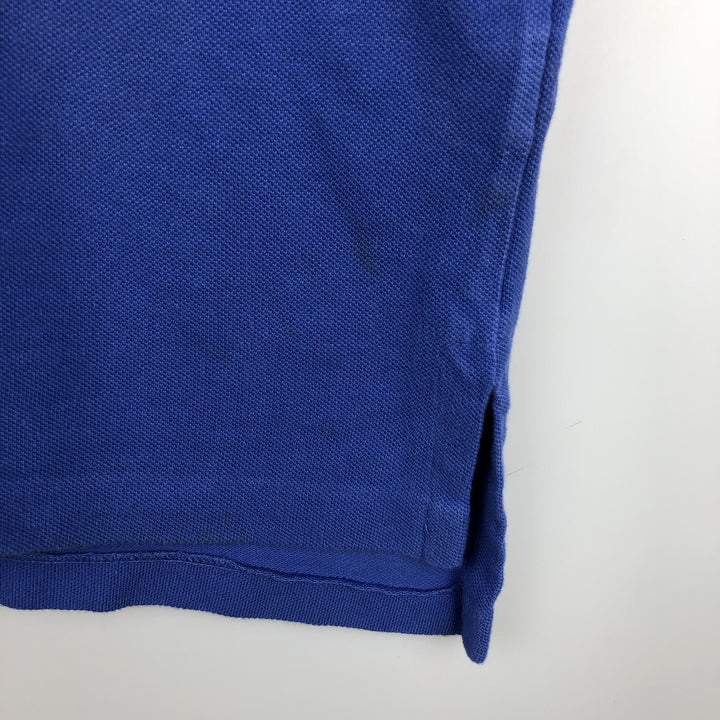 Ralph Lauren POLO by Ralph Lauren CUSTOM FIT short sleeve polo shirt, men's size L cotton Purple type blue-purple Vintage Second Hand