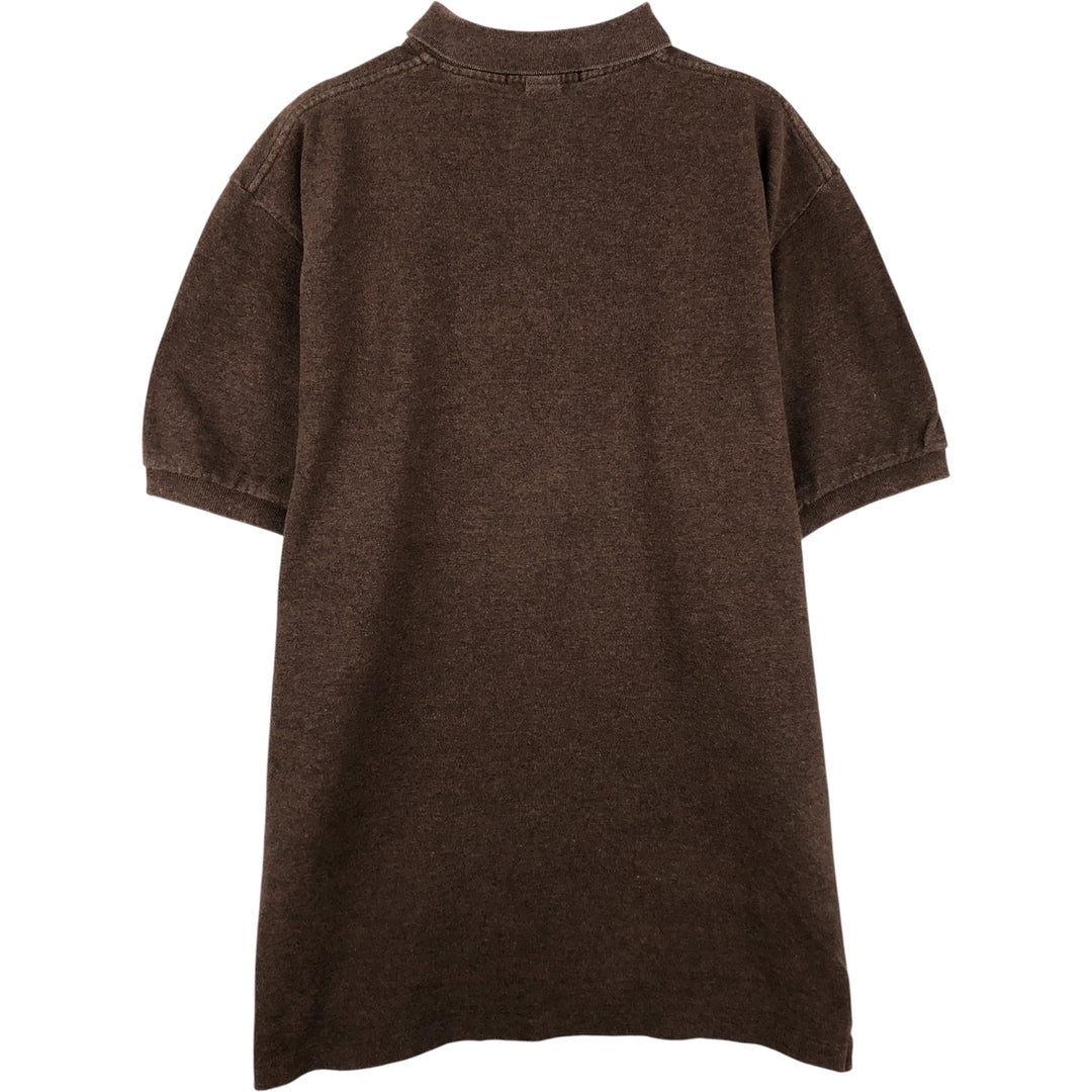 Ralph Lauren POLO by Ralph Lauren short sleeve polo shirt, men's size L cotton brown type Vintage Second Hand