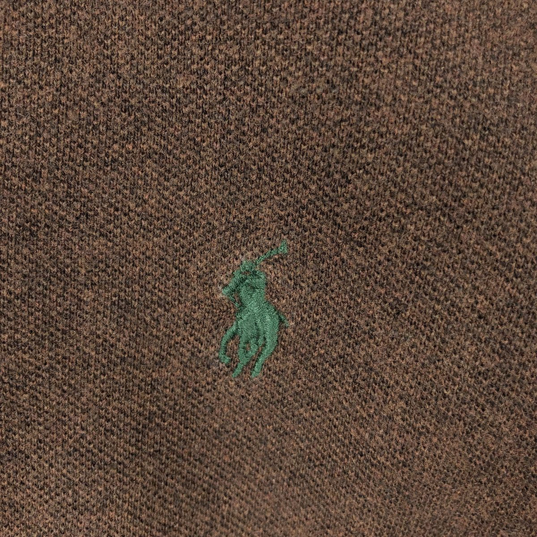 Ralph Lauren POLO by Ralph Lauren short sleeve polo shirt, men's size L cotton brown type Vintage Second Hand
