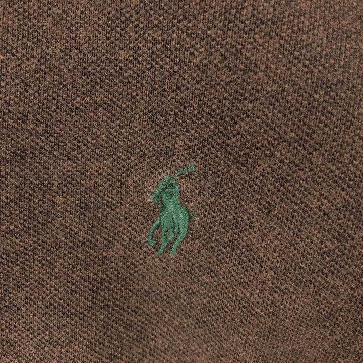 Ralph Lauren POLO by Ralph Lauren short sleeve polo shirt, men's size L cotton brown type Vintage Second Hand