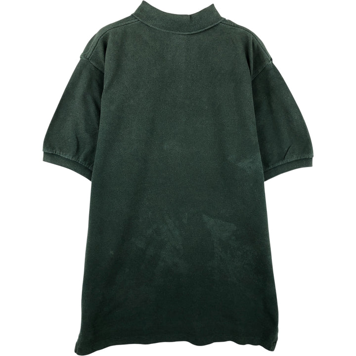 Ralph Lauren POLO by Ralph Lauren short sleeve polo shirt, men's size M cotton Green type dark green Vintage Second Hand
