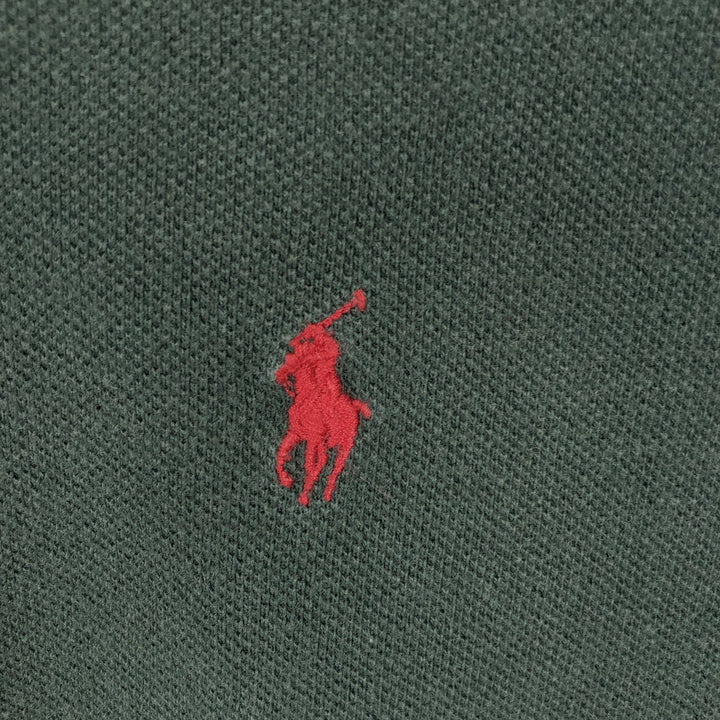 Ralph Lauren POLO by Ralph Lauren short sleeve polo shirt, men's size M cotton Green type dark green Vintage Second Hand