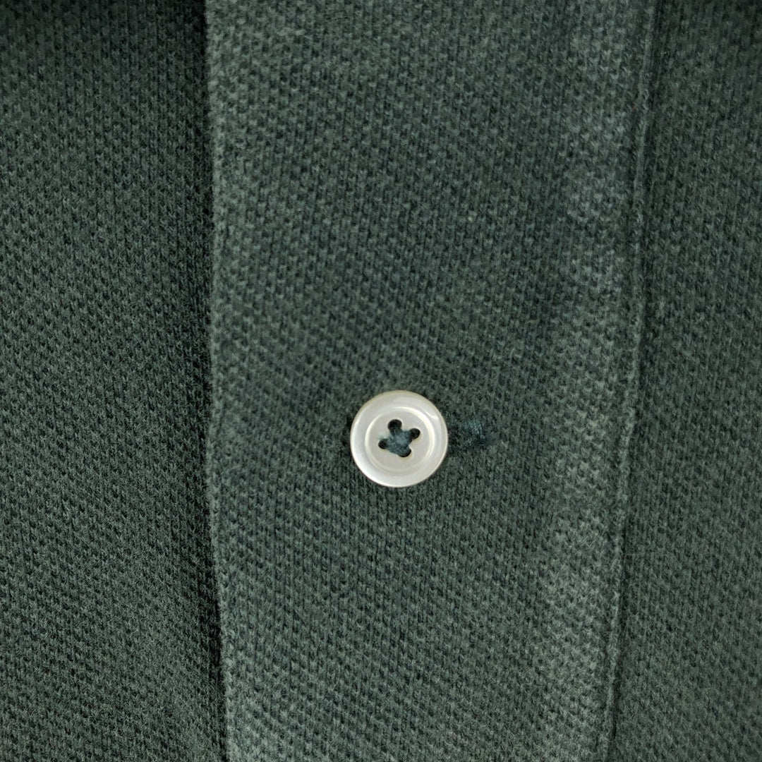 Ralph Lauren POLO by Ralph Lauren short sleeve polo shirt, men's size M cotton Green type dark green Vintage Second Hand