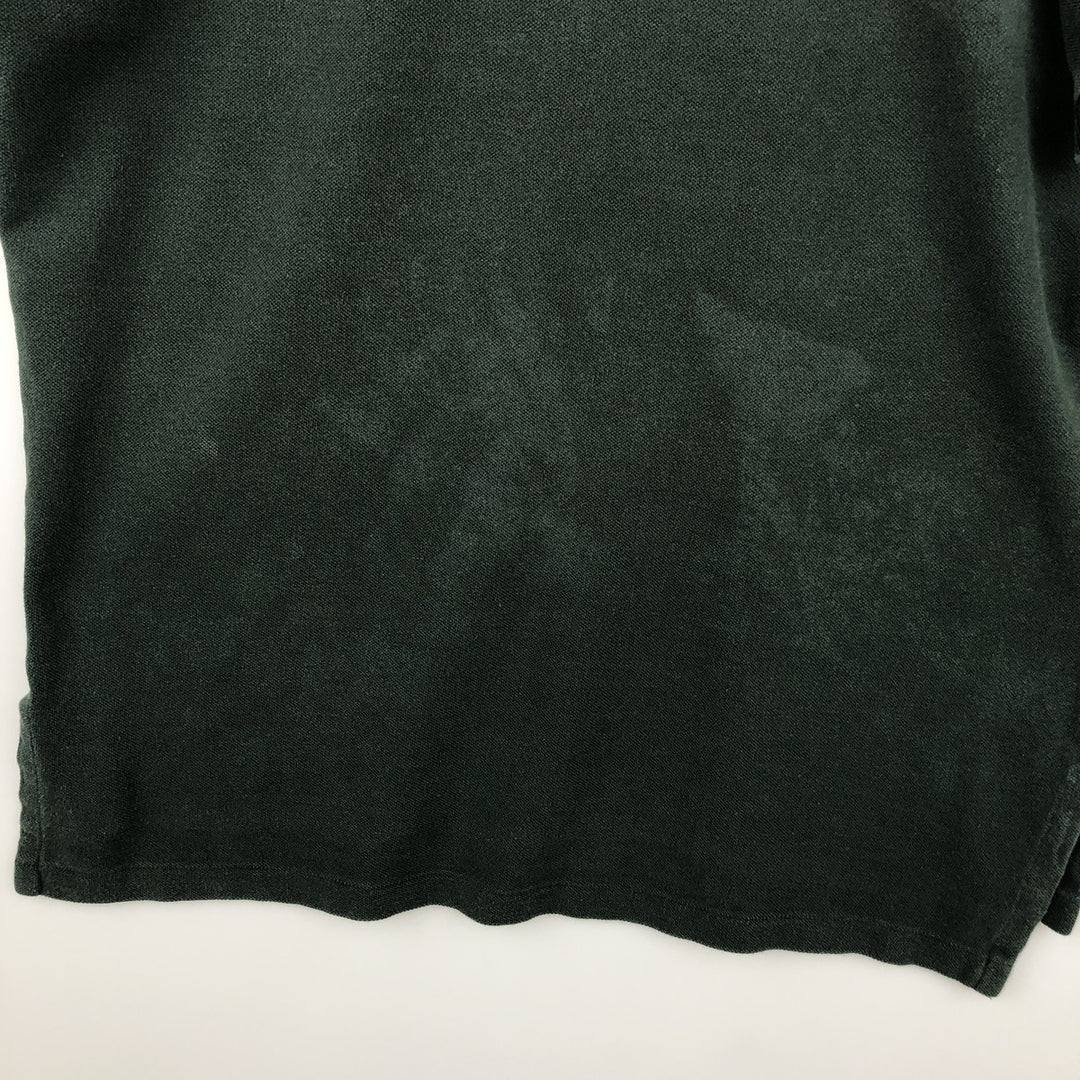 Ralph Lauren POLO by Ralph Lauren short sleeve polo shirt, men's size M cotton Green type dark green Vintage Second Hand