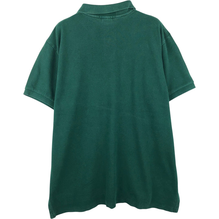 Ralph Lauren POLO by Ralph Lauren CUSTOM FIT short sleeve polo shirt, men's XL size cotton green type Vintage Second Hand