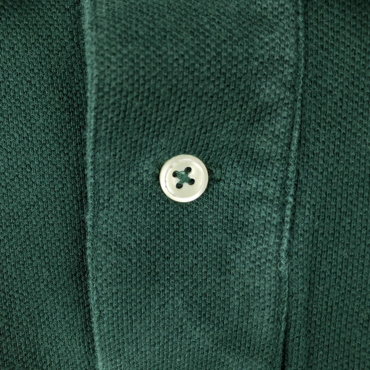 Ralph Lauren POLO by Ralph Lauren CUSTOM FIT short sleeve polo shirt, men's XL size cotton green type Vintage Second Hand