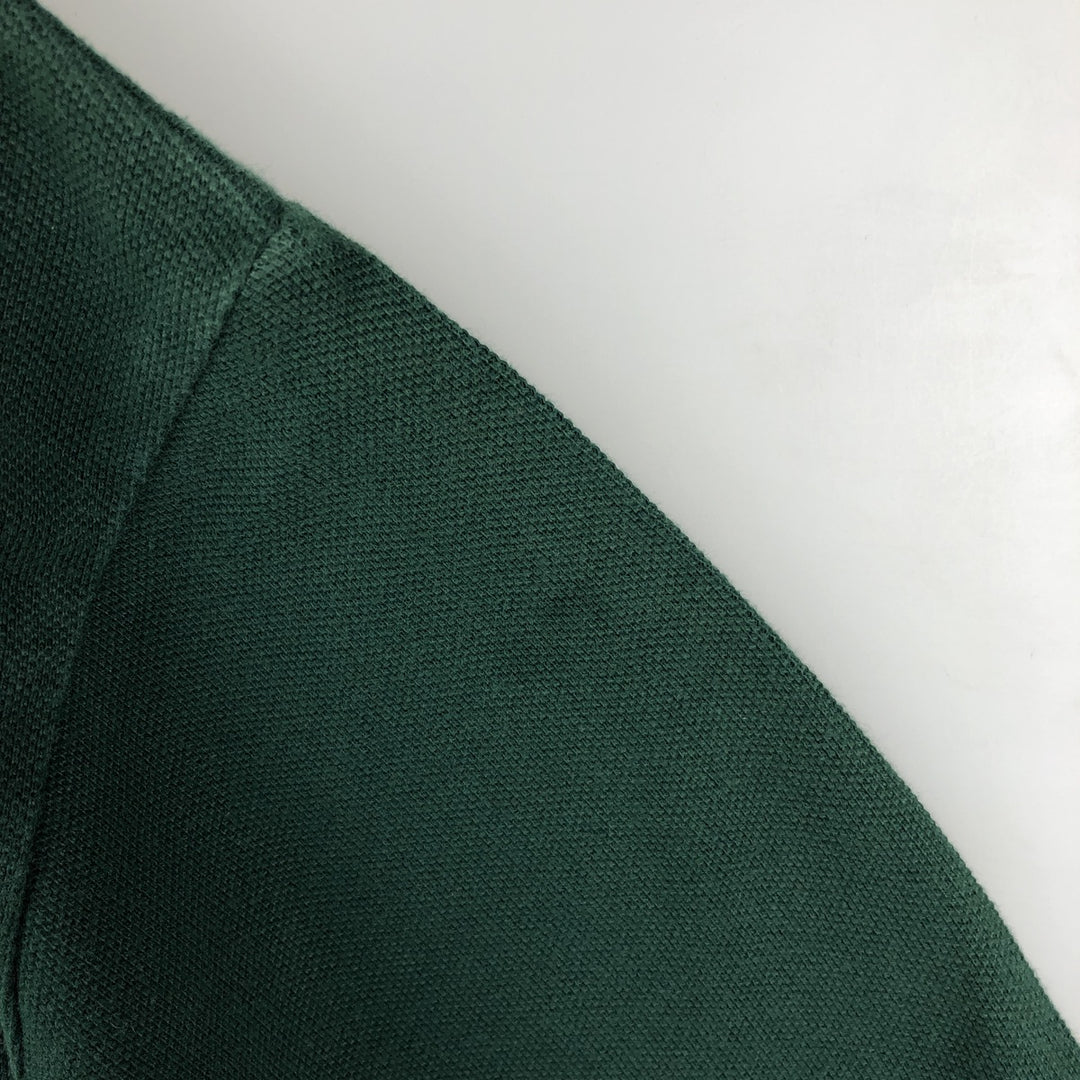 Ralph Lauren POLO by Ralph Lauren CUSTOM FIT short sleeve polo shirt, men's XL size cotton green type Vintage Second Hand