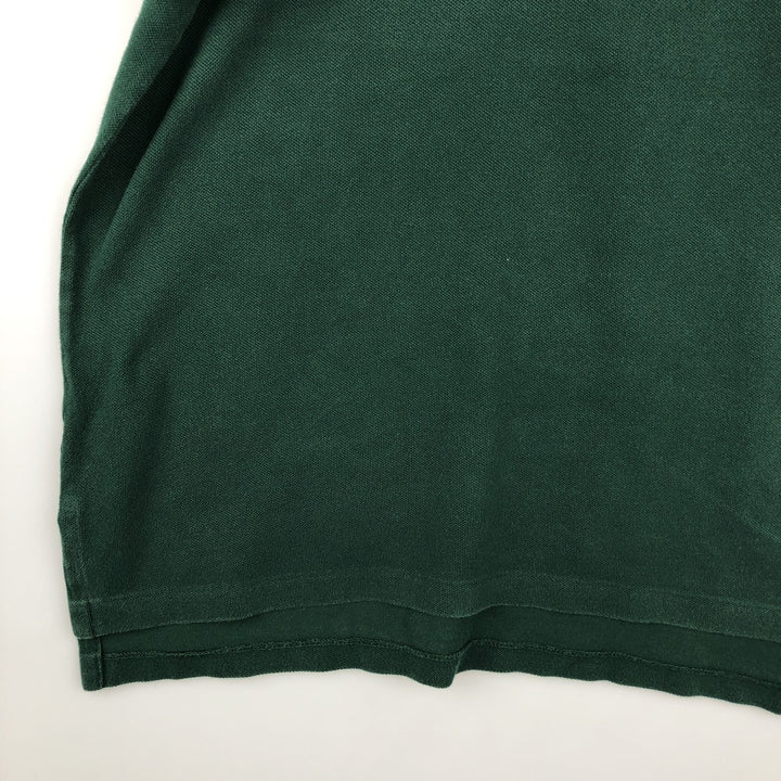Ralph Lauren POLO by Ralph Lauren CUSTOM FIT short sleeve polo shirt, men's XL size cotton green type Vintage Second Hand